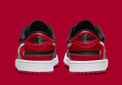 Nike Air Jordan 1 Low Flyease Bred Banned Black Gym Red  display picture 2