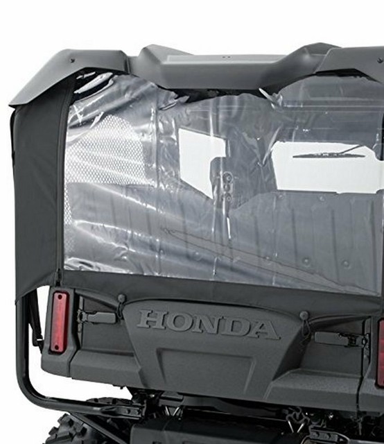 Honda Genuine Accessories Fabric Mid/Rear Panel (Rear 5P) (Black) for