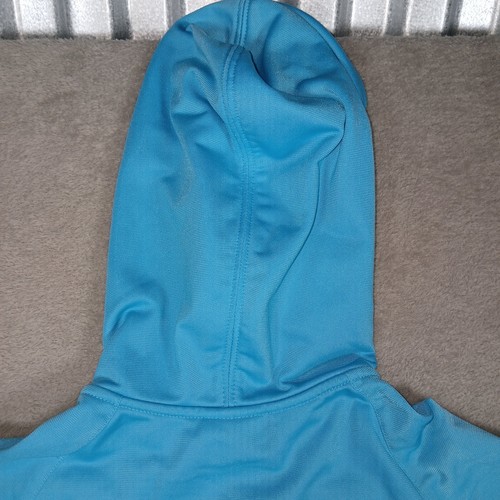 Adidas Aqua striped Track Jacket Zip Up Girl's Youth Medium - Pre-Owned - Picture 11 of 15
