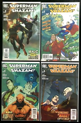 SUPERMAN SHAZAM: FIRST THUNDER (2005) #1-4 COMPLETE SET LOT FULL RUN JUDD WINICK