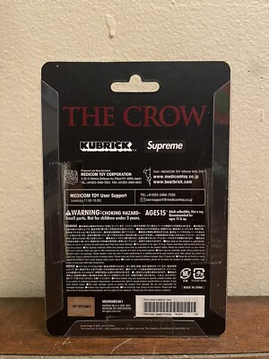 Supreme®/The Crow KUBRICK 100% BRAND NEW | eBay