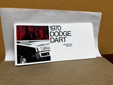 1970 Dodge Dart Owners Manual - Color Reprint - Defects