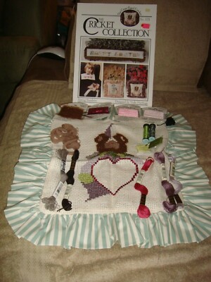 Cricket Collection Spring Sundries, Adam Original Sham & Threads Cross Stitch