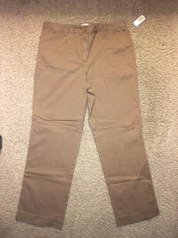 Woman’s Talbots Brown Pant  ~ Size 14 ~ New With Tags Casual