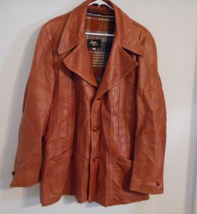 leather car coat