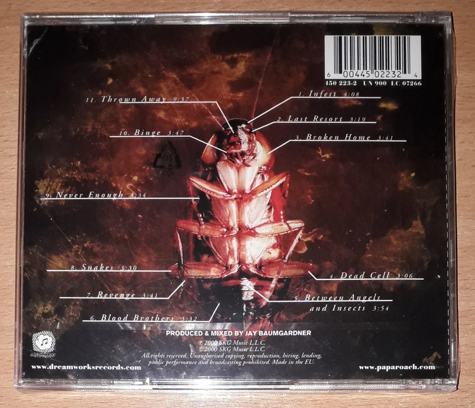 Papa Roach - Infest CD *Brandneu/OVP - Hülle leicht beschädigt* - Bild 2 von 3