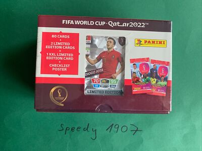 Panini FIFA World Cup Qatar 2022 Giftbox Nordic Edition 2 Limiteds 1 XXL OVP