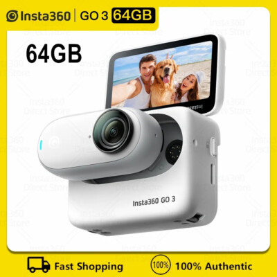 Insta360 GO 3 4K Action Pocket Video Camera FlowState Timelapse Hyperlapse FHD