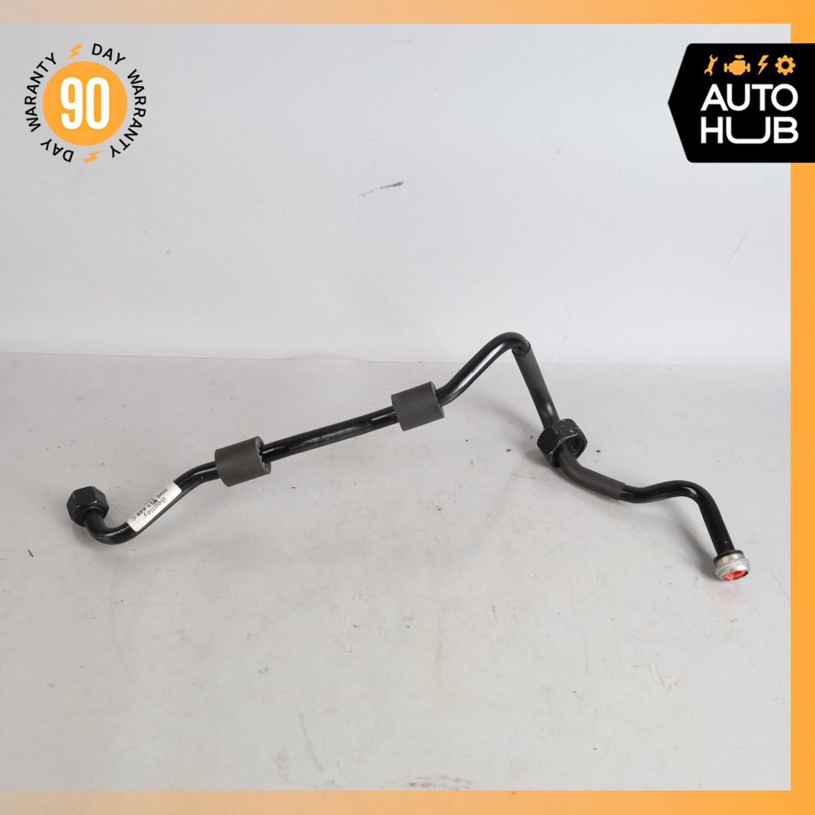 03-13 Bentley Continental GTC 6.0L Left Transmission Oil Cooling Line OEM