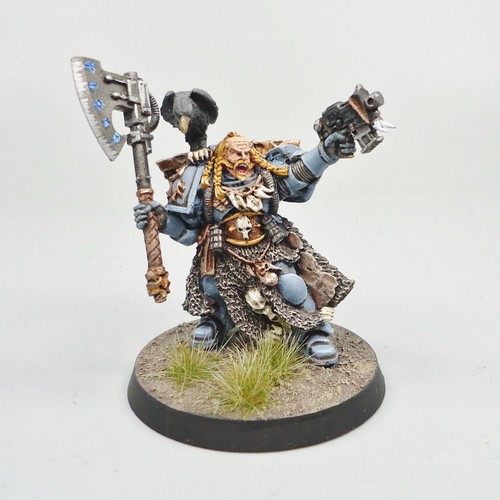 Space Wolf Figur bemalt - Warhammer 40k Space Marines Armee - Bild 5 von 5