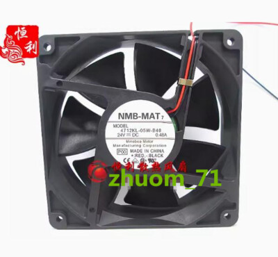 1PC NMB-MAT 4712KL-05W-B40 24V 0.48A 12cm ABB inverter cooling fan