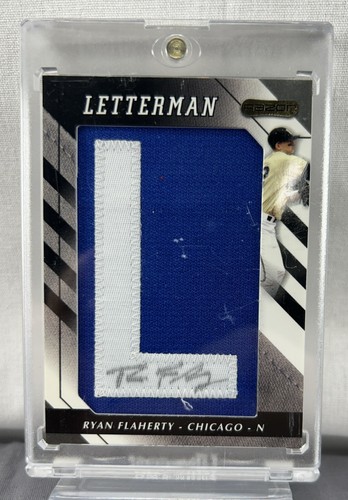 2008 Razor Letterman Autograph "L" Ryan Flaherty - Chicago RF-L