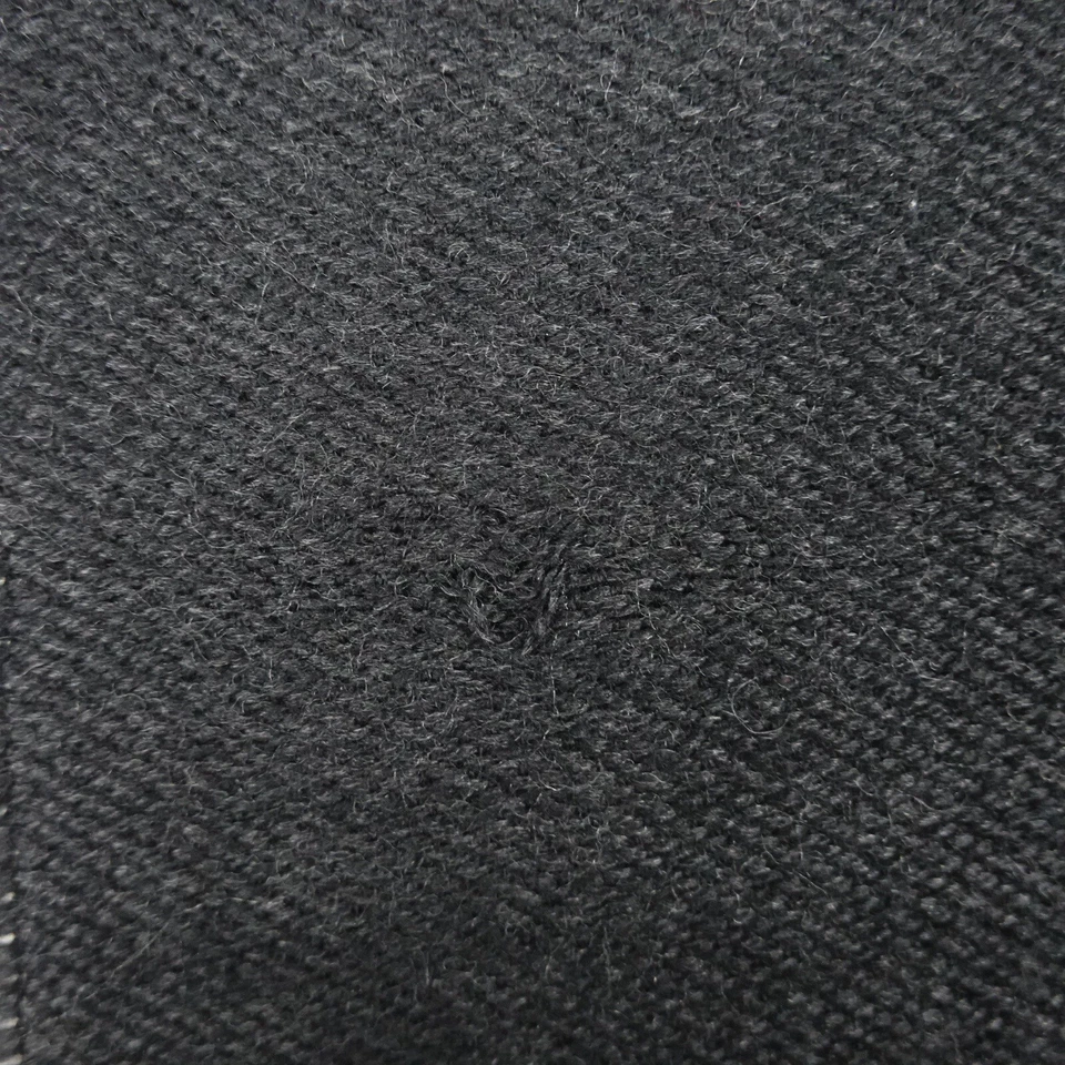 K260 Armani Collezioni Negro Lana Bufanda Bufandas Mantón 15" X 68" Foto 3 de 3