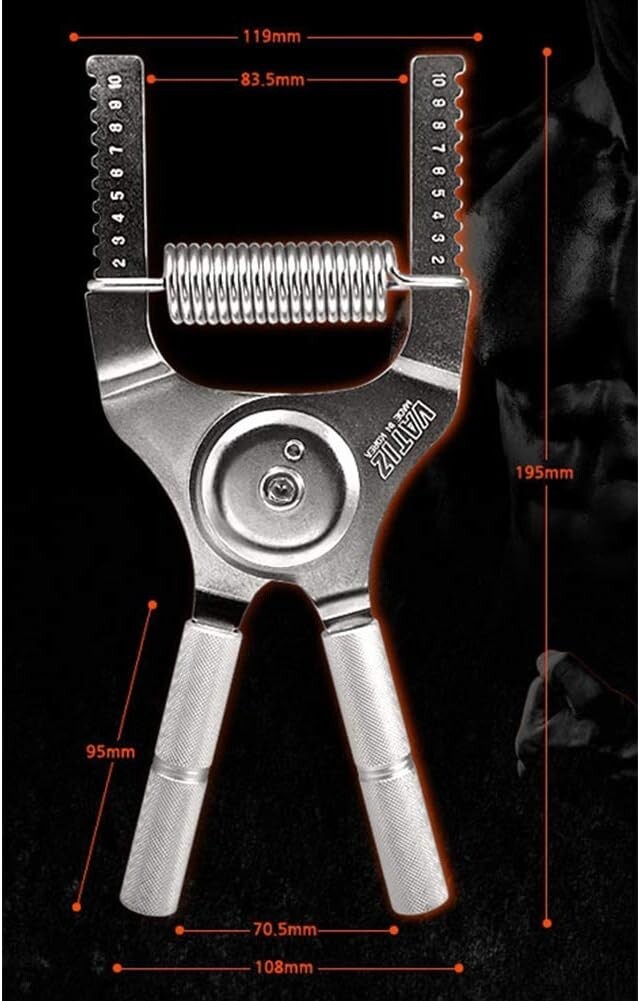 Vatiz] Adjustable Double Hand Gripper Strengthener 27