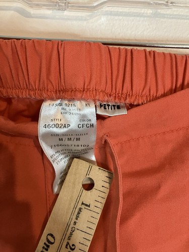Care Scrubs Coral Pink Medical Uniform Scrub Bottom Medium Petite - Picture 6 of 7