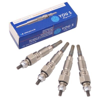 4 x YOU.S Original Glühstift Glühkerze 10,5 V 6,5 A für KUBOTA - Y103K 8412