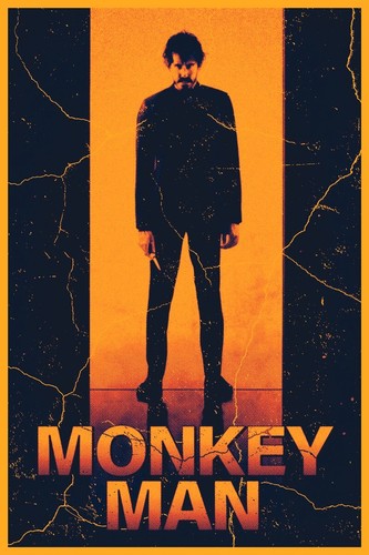 Poster film Monkey Man 2024 Dev Patel senza cornice, regalo per festa della mamma