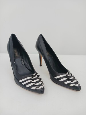 White House Black Market Women Pointed Toe Pump Black/White