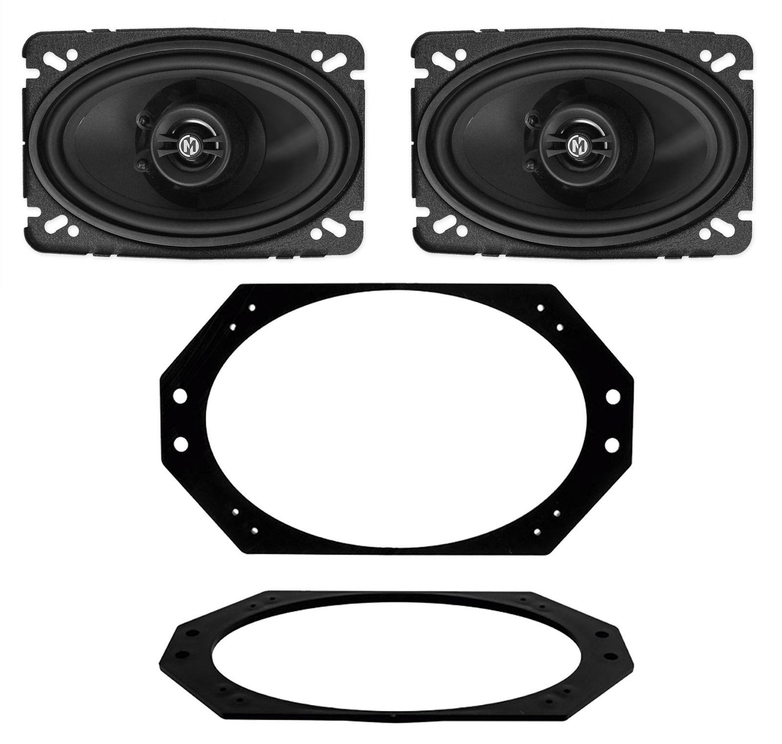 Комплект для замены передних динамиков Memphis Audio 4x6 для Jeep Wrangler TJ 2003-2006 годов выпуска