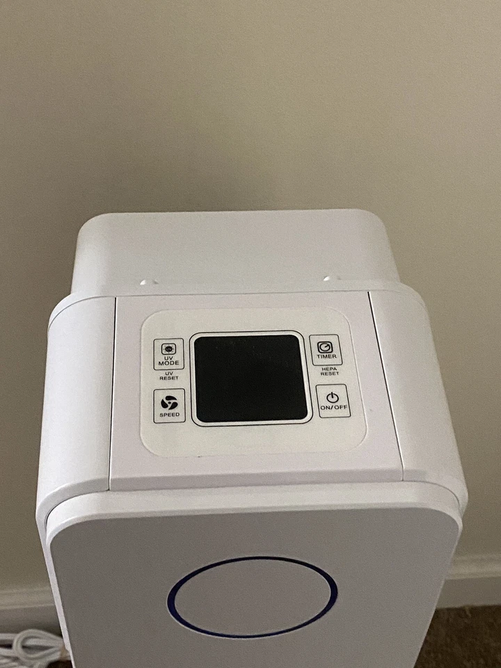 Germ Guardian AC5350W - Purificador de Aire Filtro HEPA Verdadero, 28 Pulgadas, Blanco Usado LIMPIO Foto 3 de 4