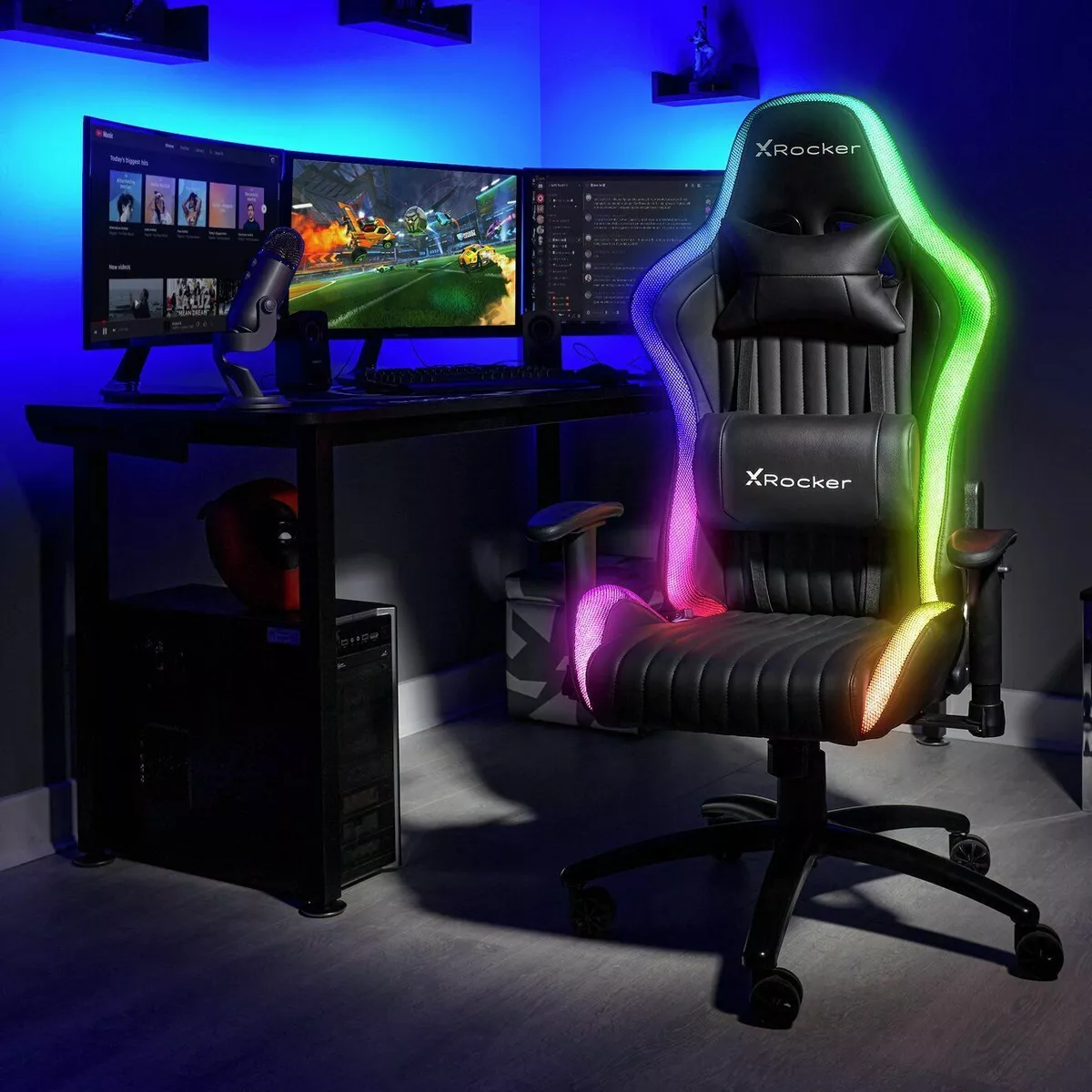 X Rocker Alpha RGB Neo Motion LED eSports Gaming Chair Special