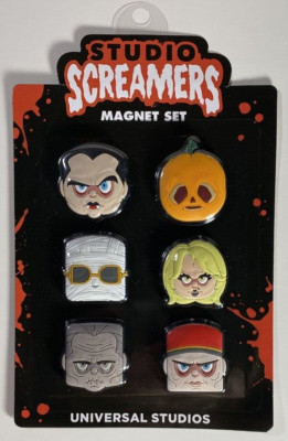Universal Studios Halloween Horror Nights 2023 Studio Screamers 6 MAGNET Set