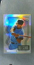 2022 Panini Prizm Old School Silver Prizm #6 George Brett Royals