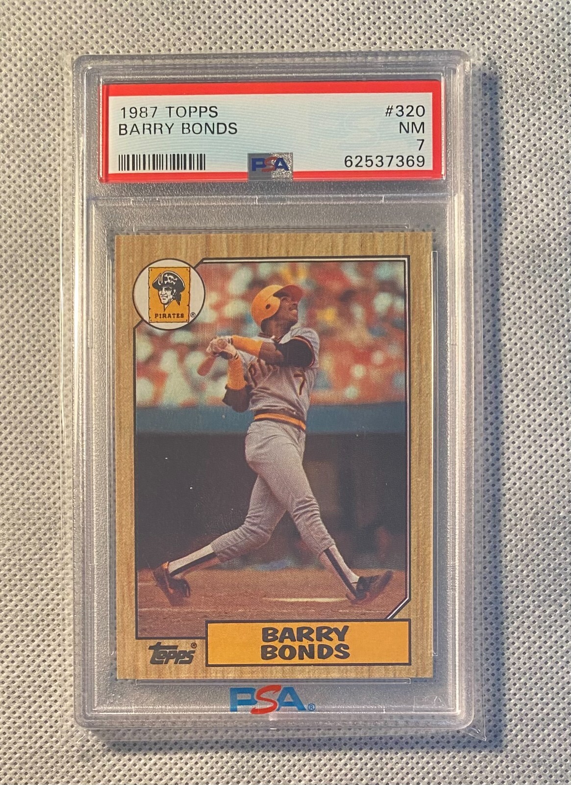 1987 Topps Barry Bonds # 320 PSA 7