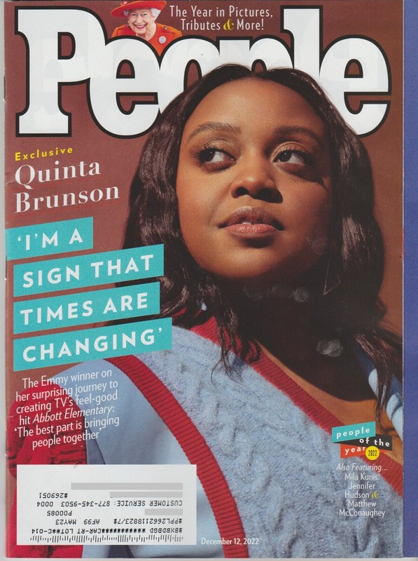 People Quinta Brunson Mila Kunis Jennifer Hudson Matthew McConaughey Abbot