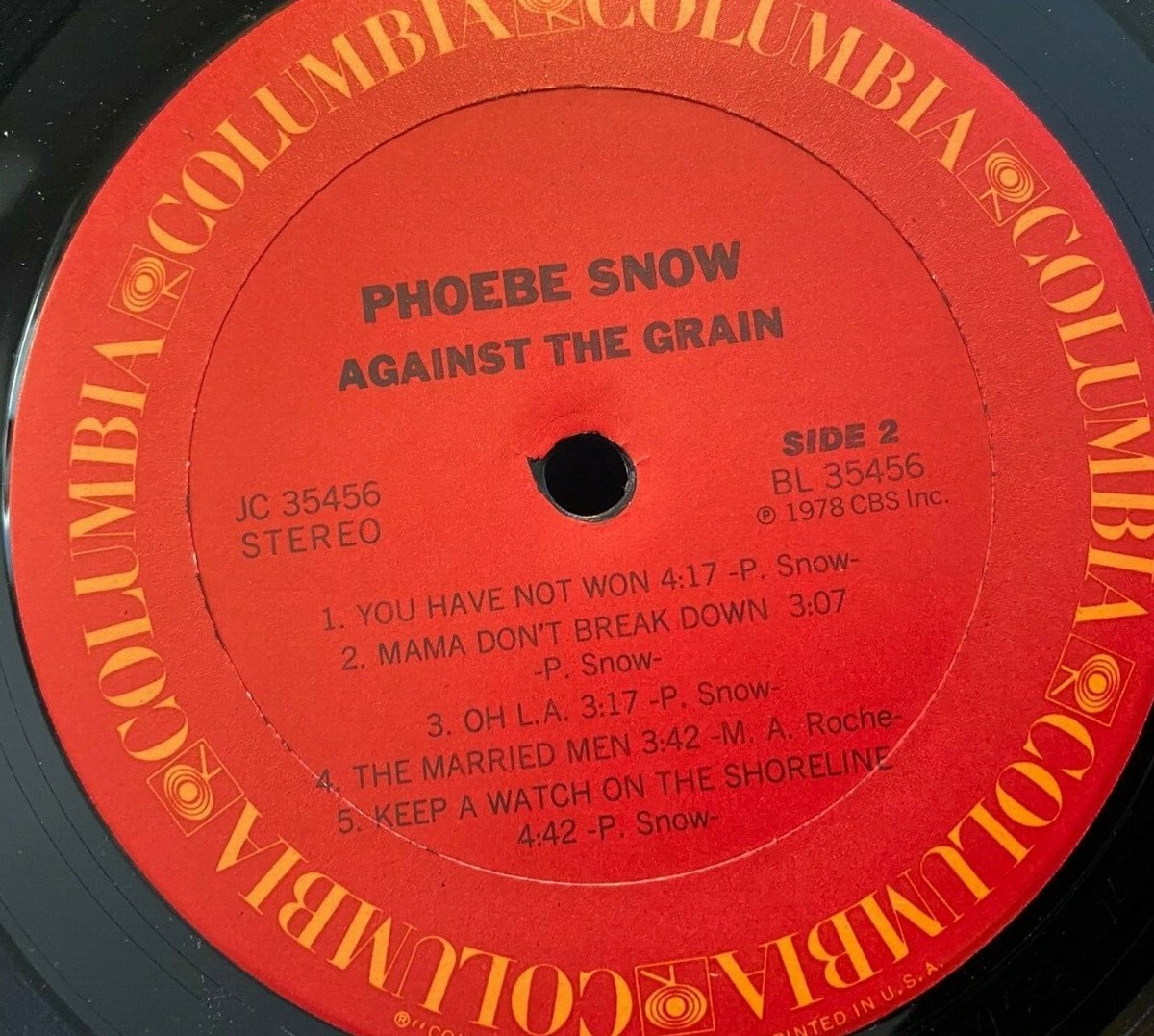 PHOEBE SNOW - Against The Grain ~ CBS 35456 {nm orig} w/Khan