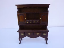 Concord Queen Anne Hutch Buffet 4415 Vintage Dollhouse Miniature