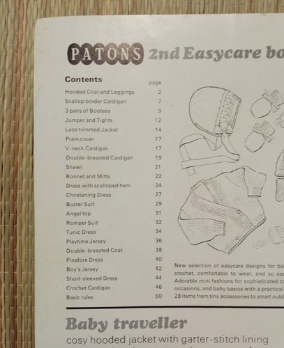 Patons Babies and Toddlers Knitting Crochet Over 20 Patterns 50 Pages - Picture 3 of 4