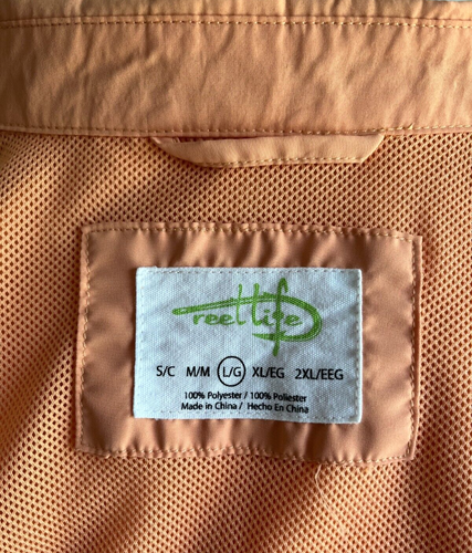 Reel Life Women's Shirt Coral Sands Fishing Short Sleeve Large - Picture 10 of 12