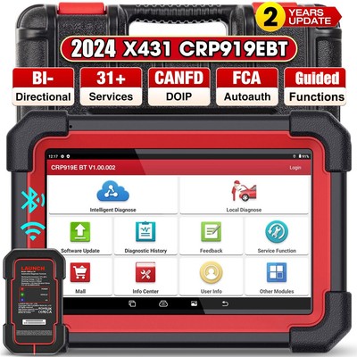 2025 Launch CRP919E BT OBD2 Car Diagnostic Scanner Full System Bi-Directional