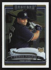 2006 Topps Chrome Prince Fielder RC Rookie #307 Card. rookie card picture