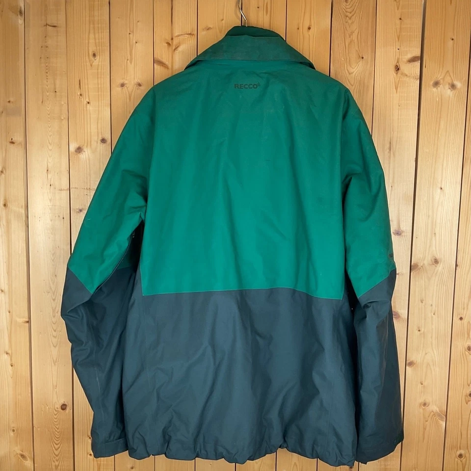 Patagonia Men's Snowshot 3-in-1 Jacket, Green/Gray - Size M - Image 2 of 4