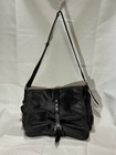 Versace Black Leather Messenger Bag with Silver Buckle Used — photo 1
