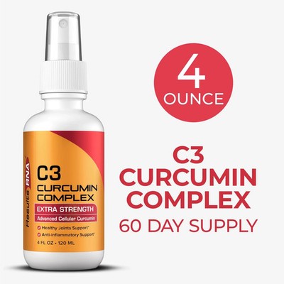 Results RNA C3 Curcumin Complex Spray Joint Health 4 fl oz - Newest Expiration!