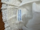 Saks Fifth Avenue White Cotton Small Pillowcase, Ruffled Lace Floral Pattern — photo 7