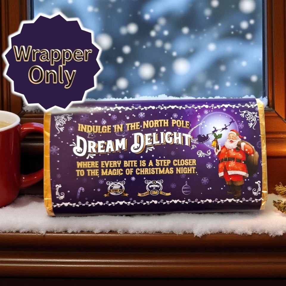 Christmas Eve Box filler Chocolate Wrappers Xmas Stocking Filler Secret Santa - Image 2 of 4