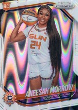 2025 Panini Prizm WNBA White Seismic #146 Aneesah Morrow, Connecticut Sun