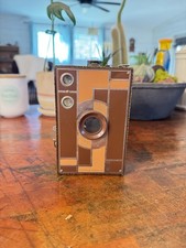 1930s Brown Kodak Beau Brownie No. 2A Art Deco styling by Walter Dorwin Teague