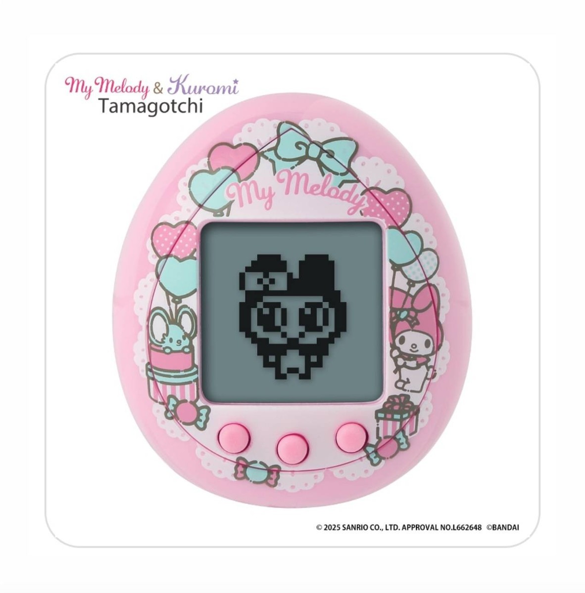 Bandai Tamagotchi nano My Melody & Kuromi My Melody ver. pre-order
