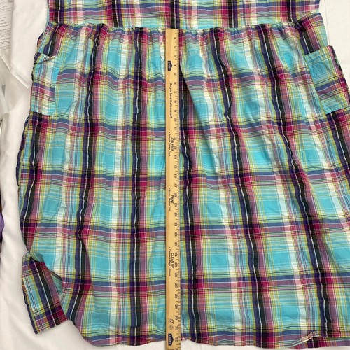 Only Necessities House Dress Women Pearl Snap Lounge Muumuu Porch Pockets Size - Picture 10 of 10
