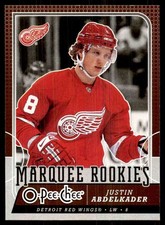 2008-09 O-Pee-Chee Justin Abdelkader RC RC #534