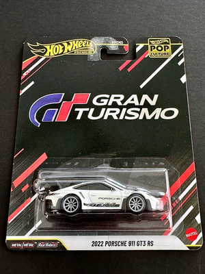 Hot Wheels Pop Culture Gran Turismo 2022 white Porsche 911 GT3 RS