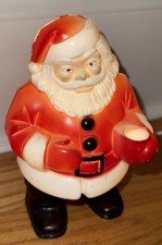 Vintage Hard Plastic Light-Up Santa Claus Christmas Decoration 7