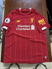 New Balance Liverpool Mohamed Salah #11 Red Soccer Jersey Premier League 2019/20