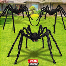 1 pc Giant Spider Prop Decor Party Decor Scary Large Halloween Fake Hairy Spider