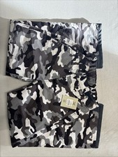 Arctix Kids Reinforced Snow Pants Size Medium 10/12 Black Camo